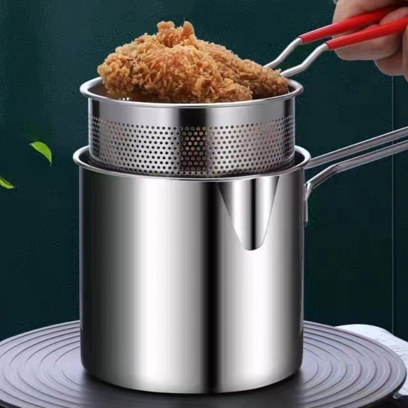 Kitchen Appliances Cooking - 304 Stainless Steel Deep Fryer With