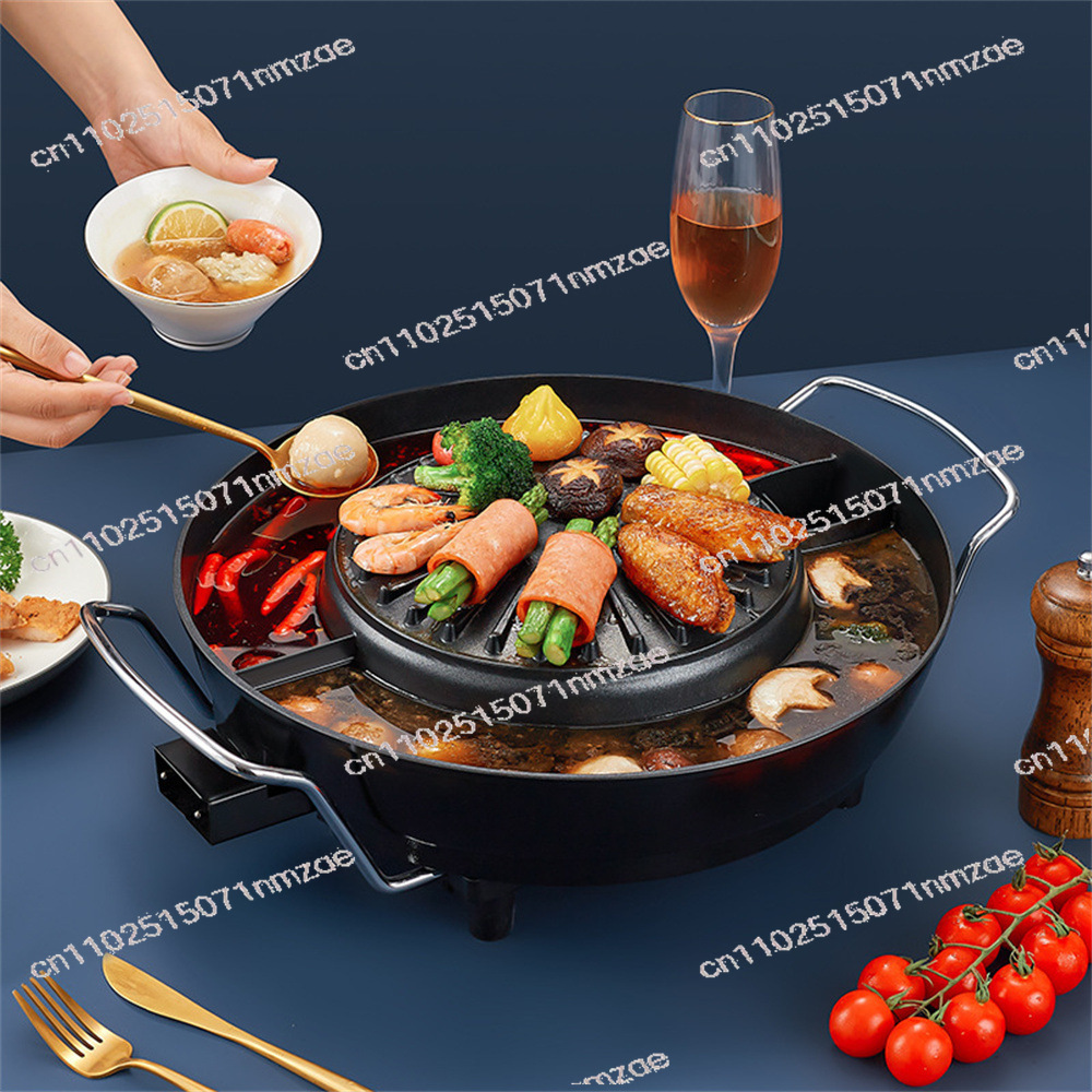 Hot Pot Electric - Indoor Electric Hot Pot with Grill