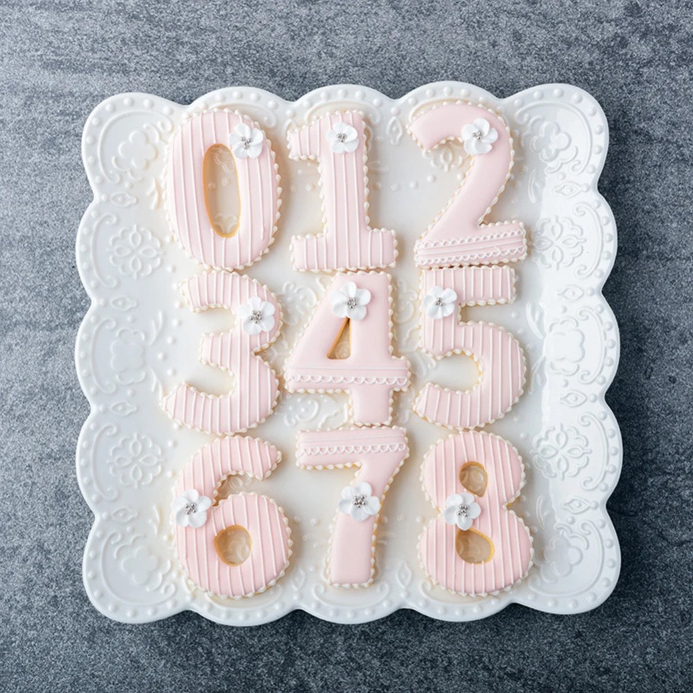 Kitchen Appliances For Baking - Large Numbers Cookie Cutters Biscuit Mold