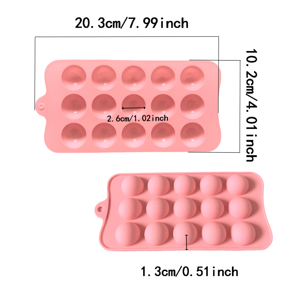 15 cavity semi-circular chocol - Kitchen Appliances For Baking recension och pris