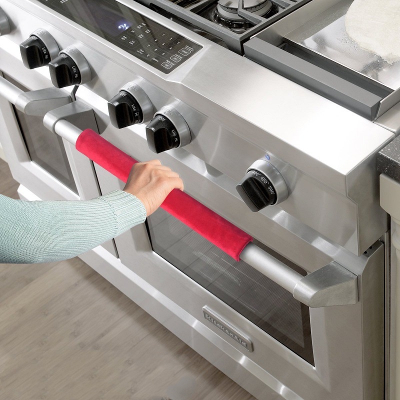 2Pcs/Set  Refrigerator Door Ha - Kitchen Appliances With Red Knobs recension och pris