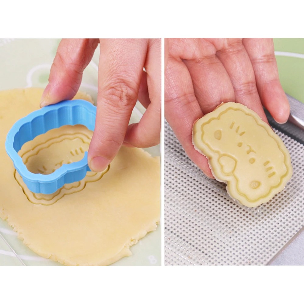 Cookie Mold Stamp Cartoon Saus - Kitchen Appliances For Baking recension och pris