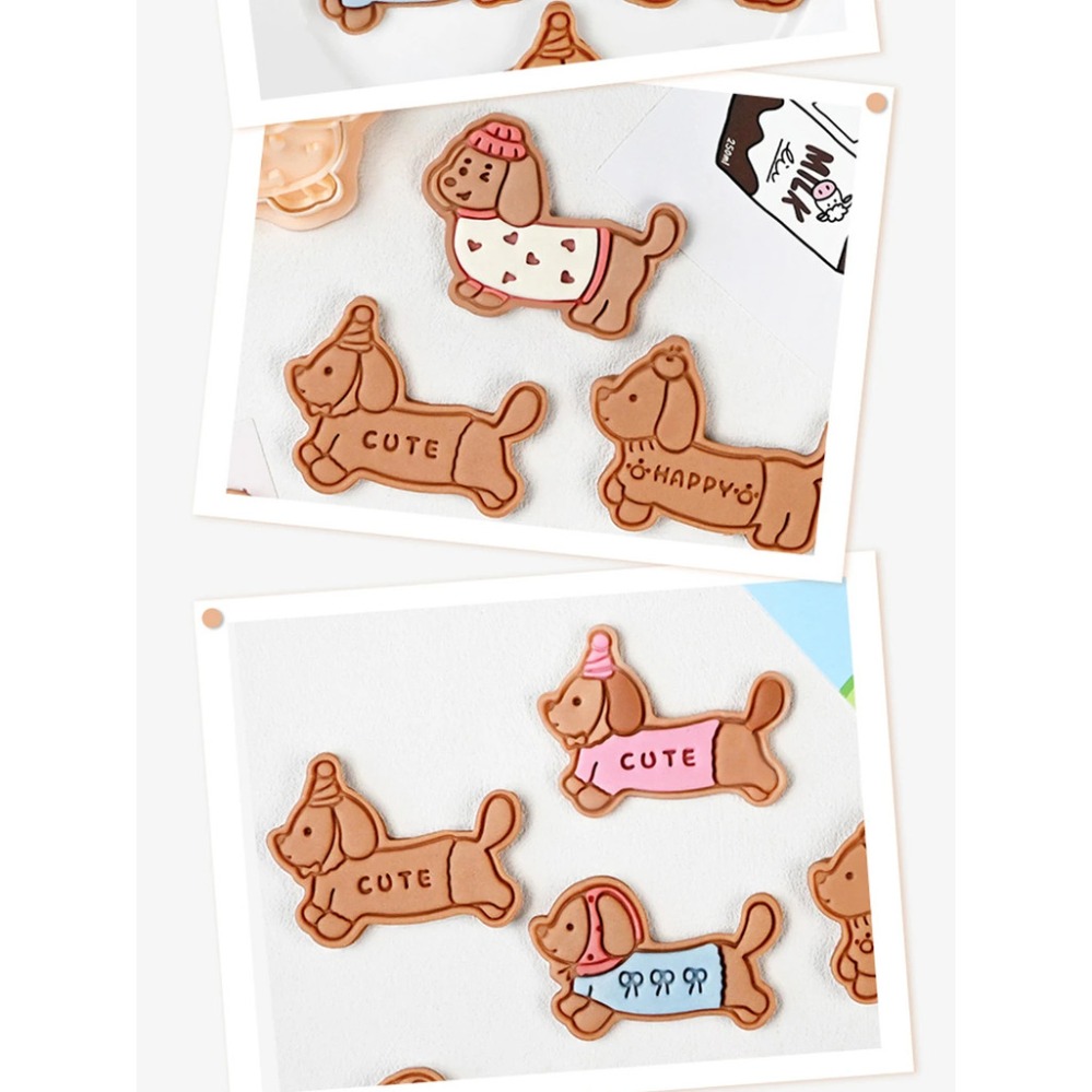 Cookie Mold Stamp Cartoon Saus - Kitchen Appliances For Baking recension och pris