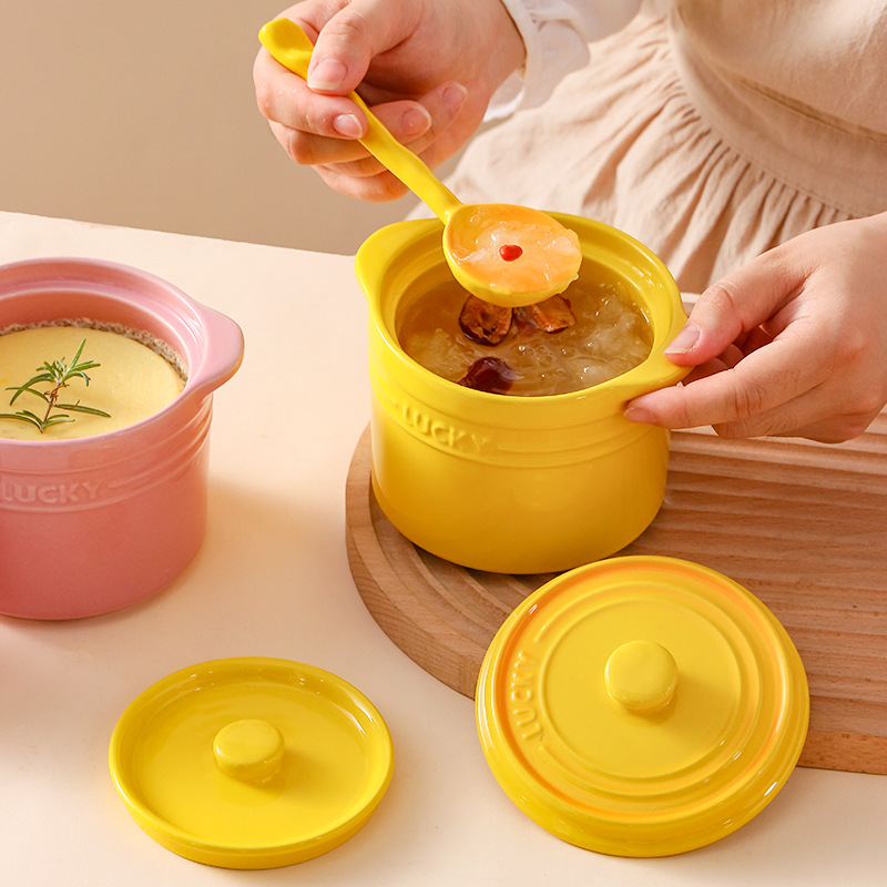 Double Lid Ceramic Bowl,Bird's - Kitchen Appliances Cooking recension och pris