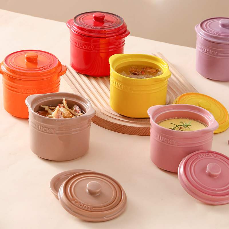 Double Lid Ceramic Bowl,Bird's - Kitchen Appliances Cooking recension och pris