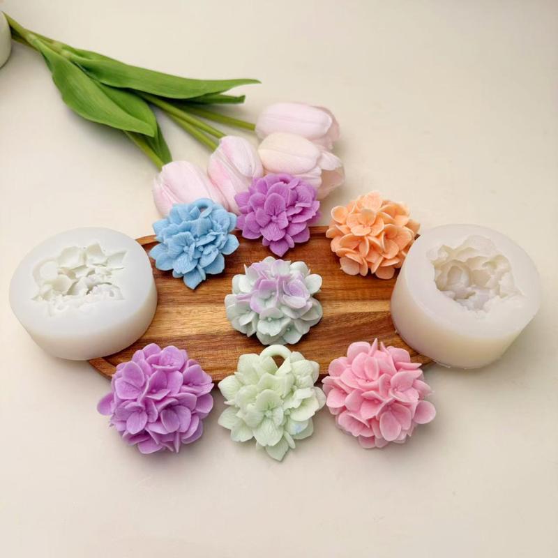 ●Hydrangea Flower Silicone Mol - Kitchen Appliances For Baking recension och pris