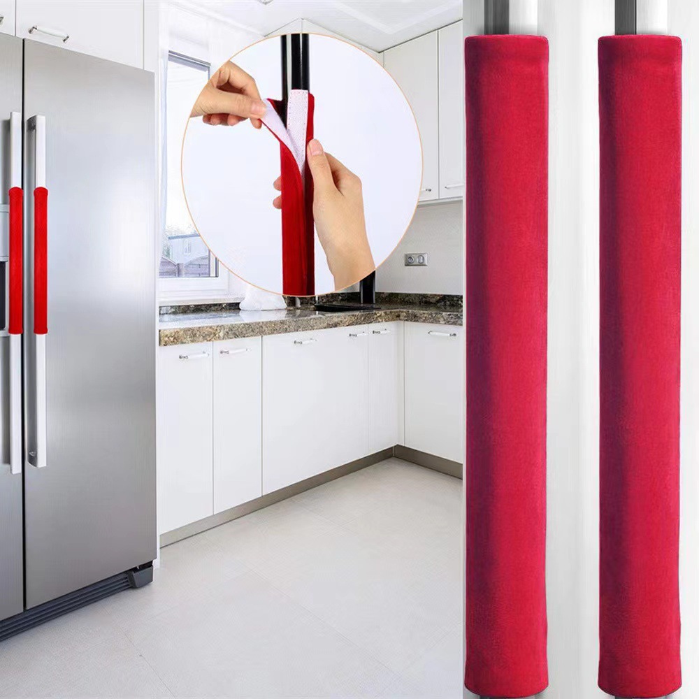 2Pcs/Set Refrigerator Door Han - Kitchen Appliances With Red Knobs recension och pris