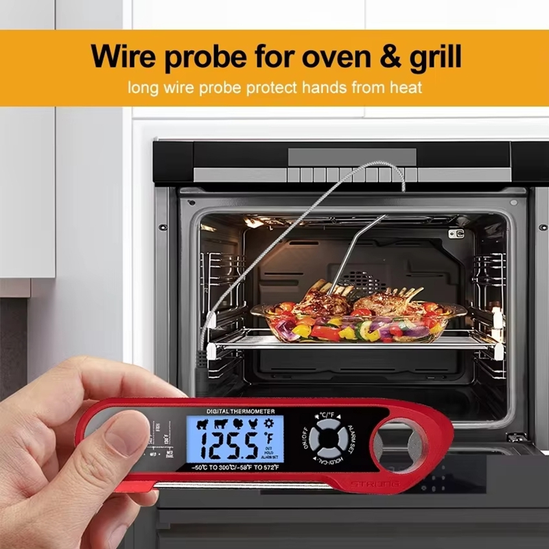 Meat Thermometer Dual-Probe Di - Kitchen Appliances Cooking recension och pris