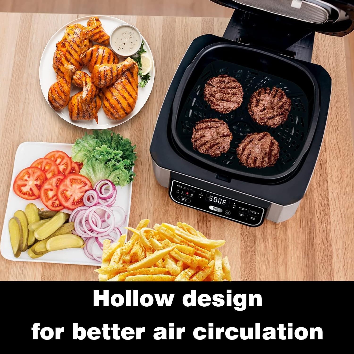 2 PC Reusable Silicone Liner S - Ninja Air Fryer Af300 recension och pris
